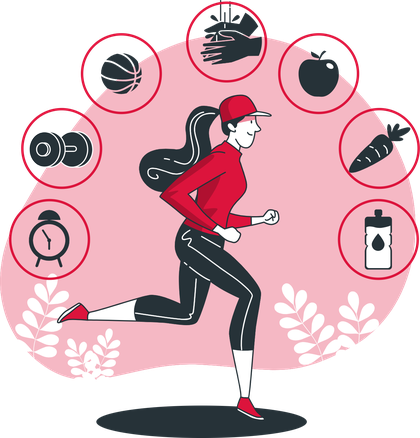 Health assessment illustration