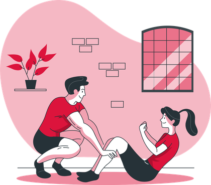 Health assessment illustration