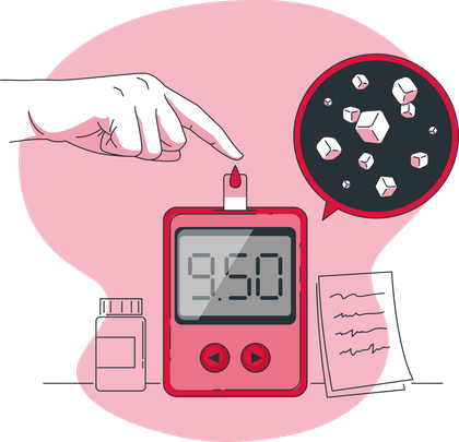 Health assessment illustration