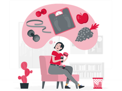 Health assessment illustration